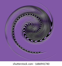 white helical, spiraling, curl and curly shape. spiral, twirl, swirl illustration. twine design element over single-color, monochrome background, backdrop. helix, volute