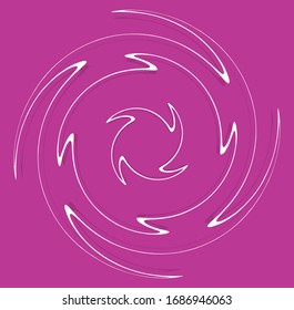 white helical, spiraling, curl and curly shape. spiral, twirl, swirl illustration. twine design element over single-color, monochrome background, backdrop. helix, volute