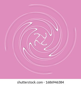 white helical, spiraling, curl and curly shape. spiral, twirl, swirl illustration. twine design element over single-color, monochrome background, backdrop. helix, volute