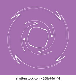 white helical, spiraling, curl and curly shape. spiral, twirl, swirl illustration. twine design element over single-color, monochrome background, backdrop. helix, volute