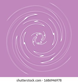 white helical, spiraling, curl and curly shape. spiral, twirl, swirl illustration. twine design element over single-color, monochrome background, backdrop. helix, volute