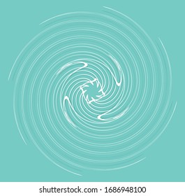 white helical, spiraling, curl and curly shape. spiral, twirl, swirl illustration. twine design element over single-color, monochrome background, backdrop. helix, volute