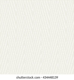 White herringbone patterned wallpaper. Decorative striped background. Abstract vector.