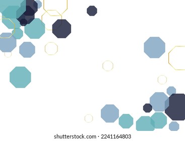 White Hexagon Background White Vector. Tile Communication Illustration. Futuristic Design. Blue-Gray Geometric Techno. Line Texture.
