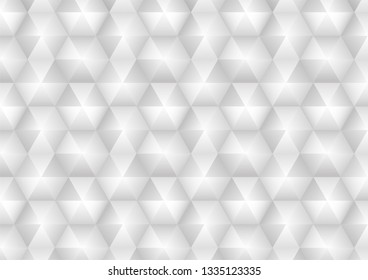 white hexagon polygon abstract background, 3d wallpaper, template for website cover poster banner brochure and more, vector design
