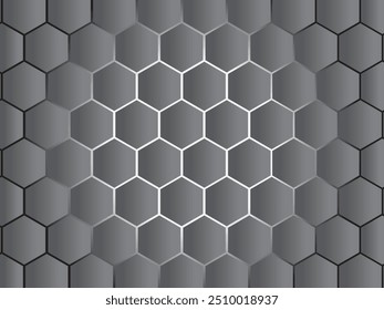 white hexagon seamless pattern Abstract hexagonal background