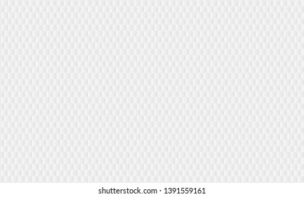 White hexagon shape abstract background, diagonal line, honeycomb white Background ,light and shadow, vector illustration.