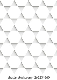 White Hexagon Texture