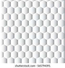White Hexagon Texture  Geometrical pattern design seamless pattern