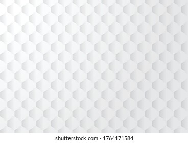fondo de concepto médico hexagonal blanco