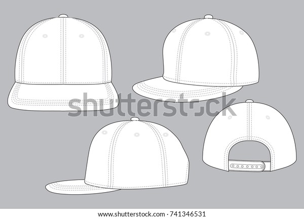 white hip hop cap