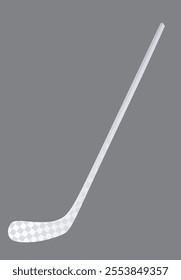 White hockey sticks . vector illustration