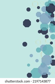 Vector azul de fondo de abeja blanca. Mosaico de plexo de mosaico. Ilustración de la evolución. Resumen del hexágono azul-gris. Papel de escritorio geométrico.