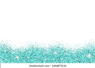 Fondo horizontal blanco con brillo azulado o confetti y espacio para texto.