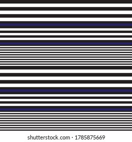 White horizontal striped seamless pattern background suitable for fashion textiles, graphics
