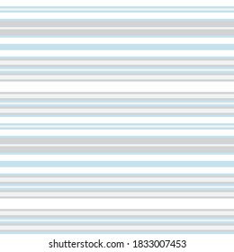 White horizontal striped seamless pattern background suitable for fashion textiles, graphics
