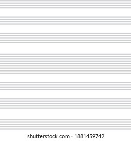 White horizontal striped seamless pattern background suitable for fashion textiles, graphics