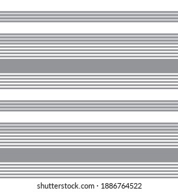 White horizontal striped seamless pattern background suitable for fashion textiles, graphics