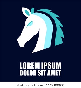 White Horse logo . 