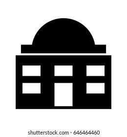 white house isolated icon