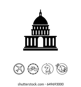 White House simple icon