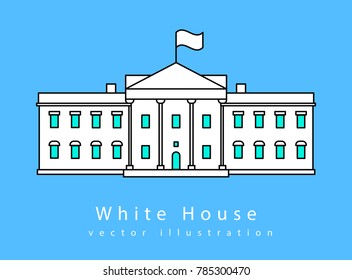 White House simple illustration