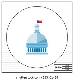 White House Vector Icon