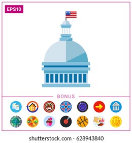 White House Vector Icon