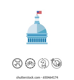 White House Vector Icon