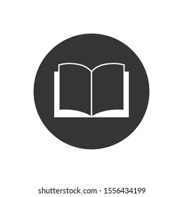White icon isolated on gray background. Vector