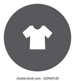 A White Icon Isolated on a Grey Background - Mens TShirt