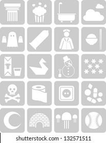 White icons