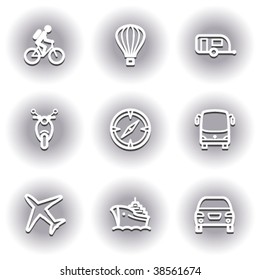 White icons for web 20