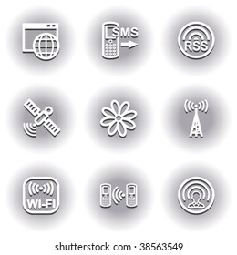 White icons for web 30