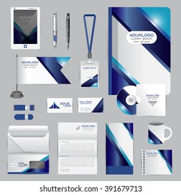 Corporate Identity Branding Template Vector Stationery Stock Vector ...