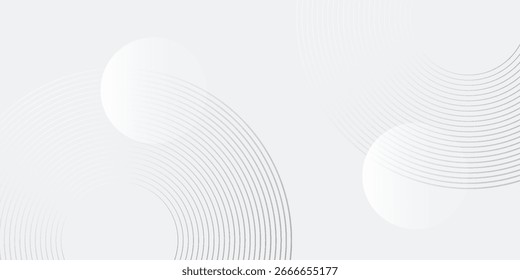White illustrations geometric abstract background overlap geometric modern