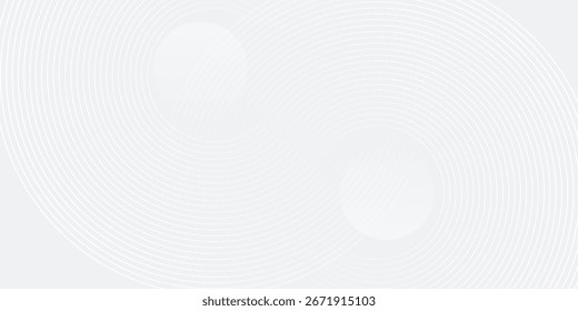 White illustrations geometric abstract background overlap layer on bright template simple modern