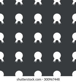 White image of certificate seal repeated on black background