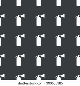White image of fire extinguisher repeated on black background