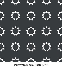 White image of sun repeated on black background