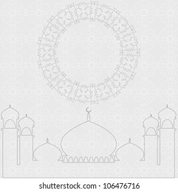 White Islamic Design. Jpeg Version Also Available In Gallery.