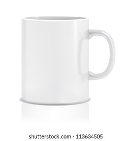 White Isolated Cup