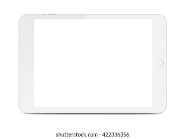 White Isolated Tablet With Shadow