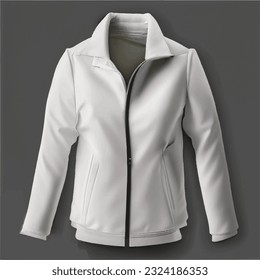 Un diseño de montaje de una Chaqueta Blanca