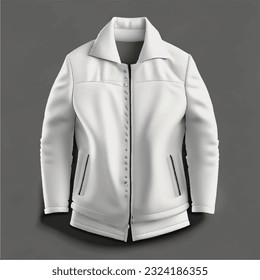 Un diseño de montaje de una Chaqueta Blanca