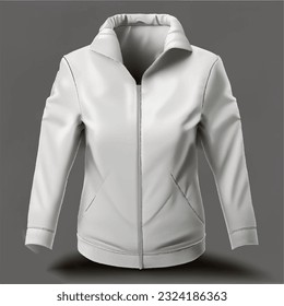Un diseño de montaje de una Chaqueta Blanca