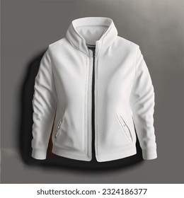 A White Jacket Mockup Design
