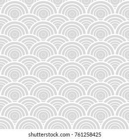 white japanese wave pattern