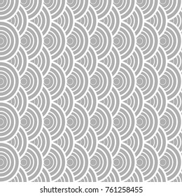 white japanese wave pattern