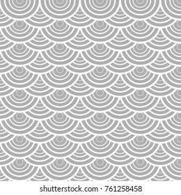 white japanese wave pattern